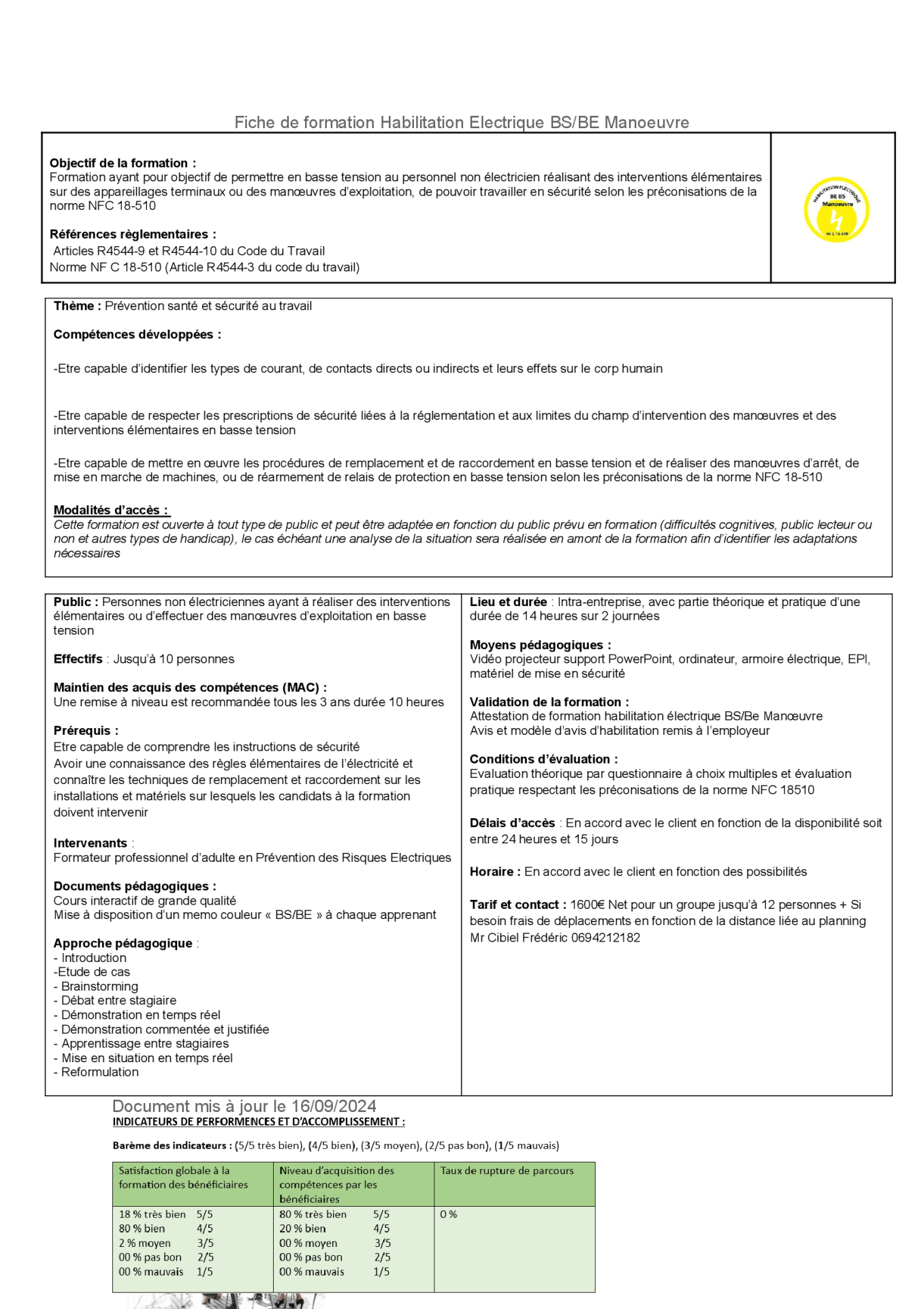 Fiche formation hab elec bs be m